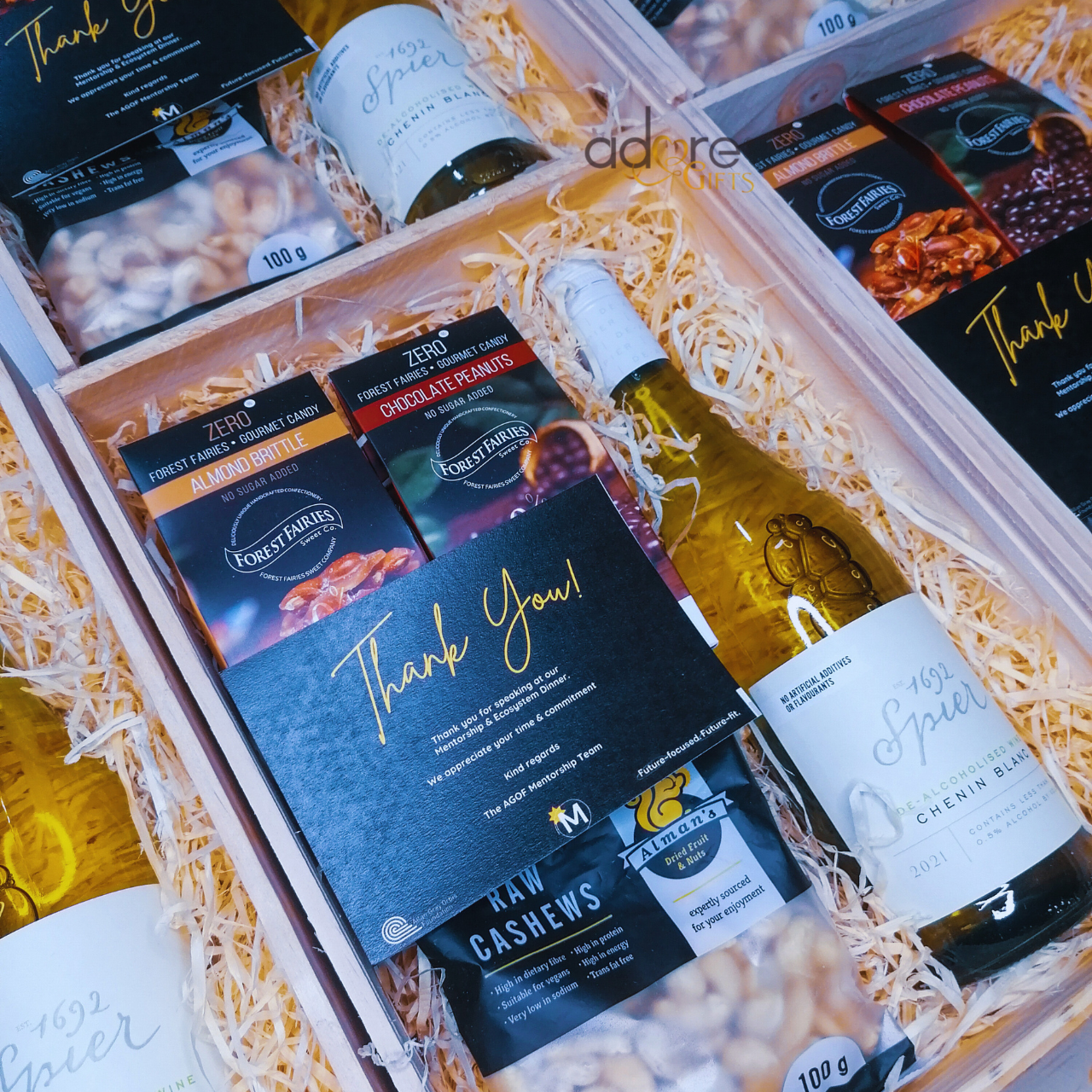 Wine and Nuts Gift Box (The Joyful Treats Gift Box)