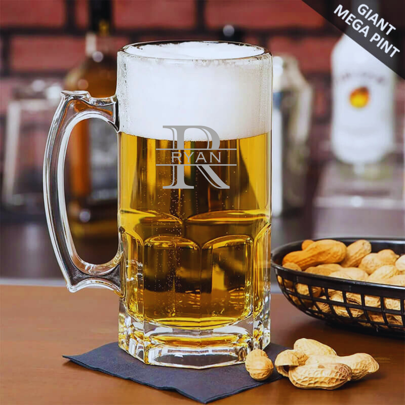Engraved Monster Beer Mug – 1L