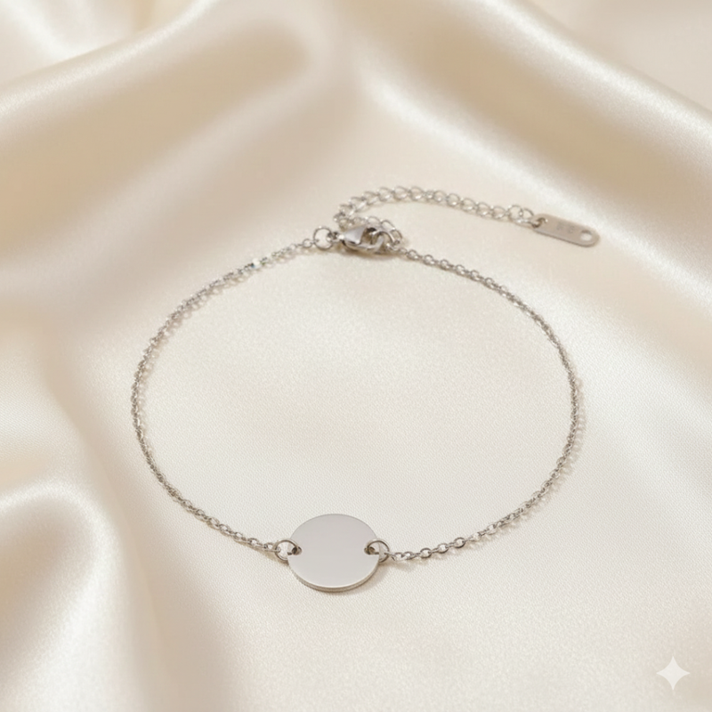 Round Personalised Bracelet (Unisex)