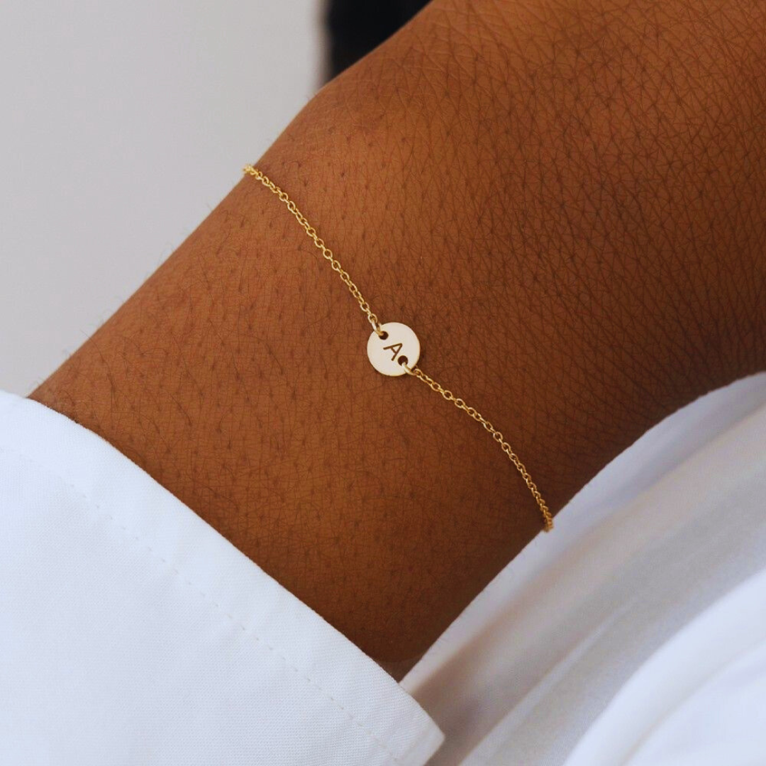 Round Personalised Bracelet (Unisex)