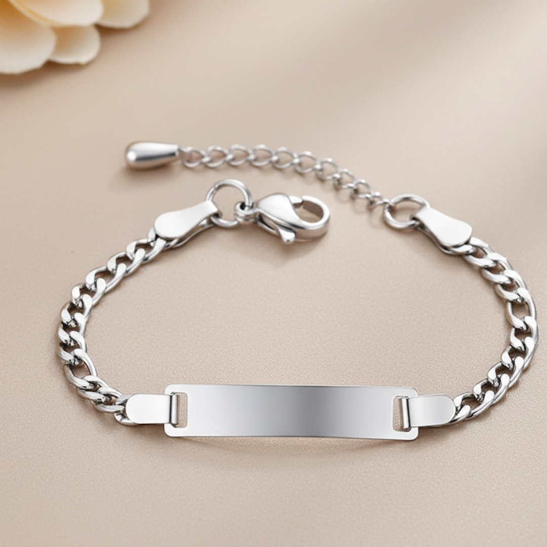 Simple Style Geometric Engraved Bracelet (Unisex)