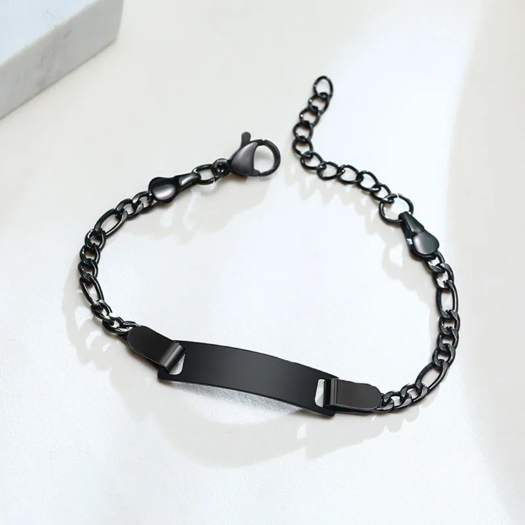 Simple Style Geometric Engraved Bracelet (Unisex)