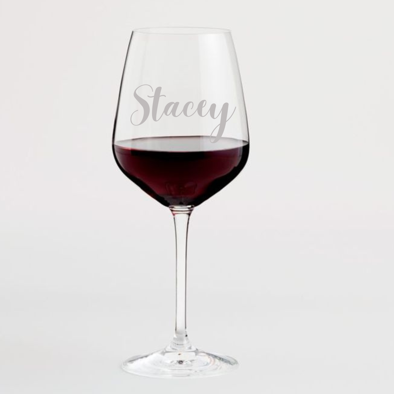 Engraved Wine Glass