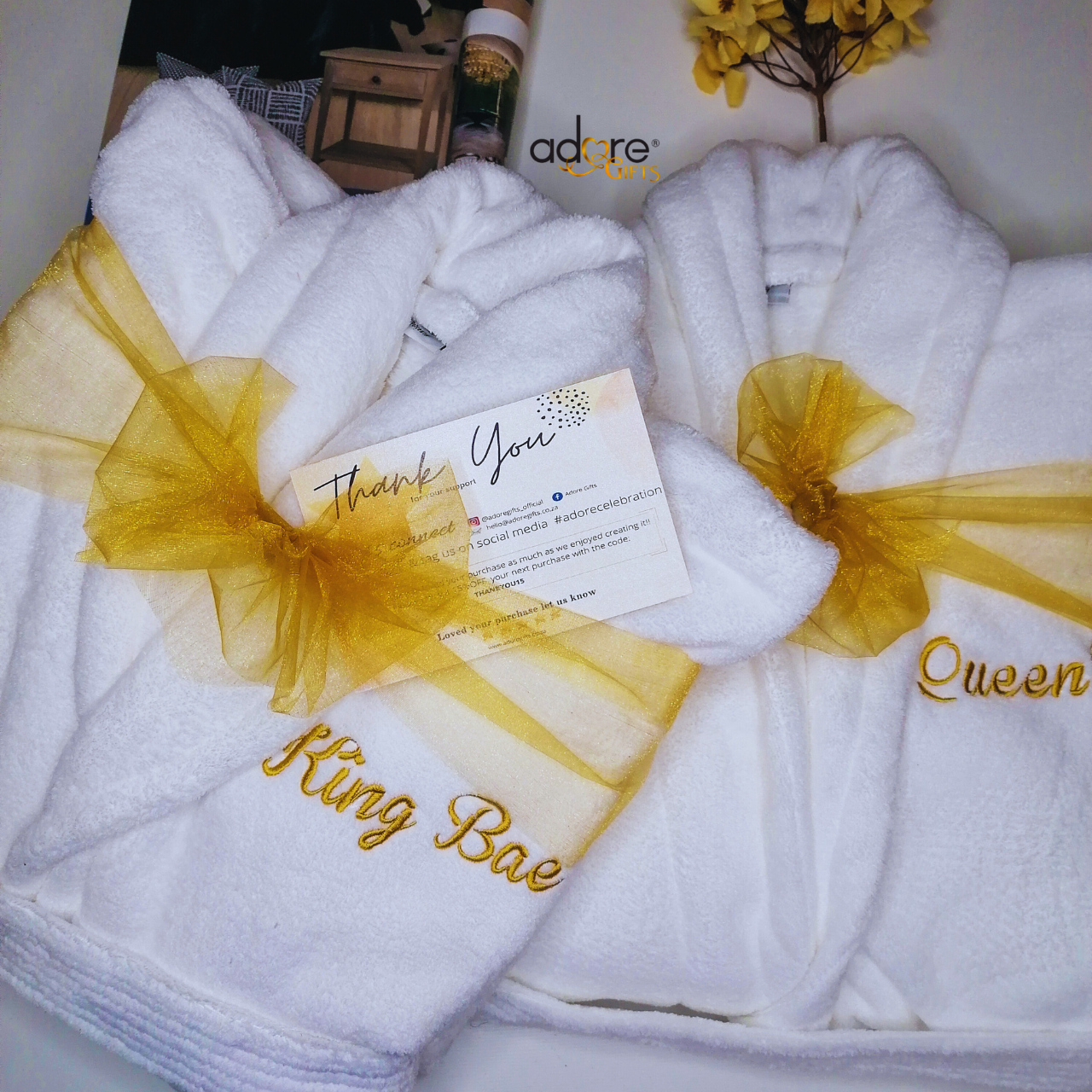 His and Hers Gown Set (Personalised)