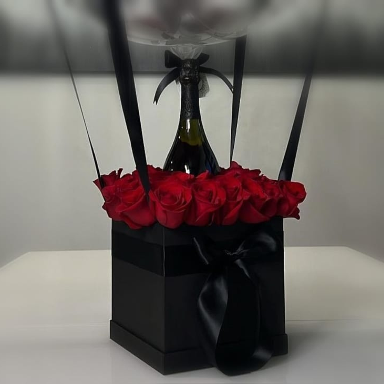 Flower and Wine Box (Non- Alcoholic)