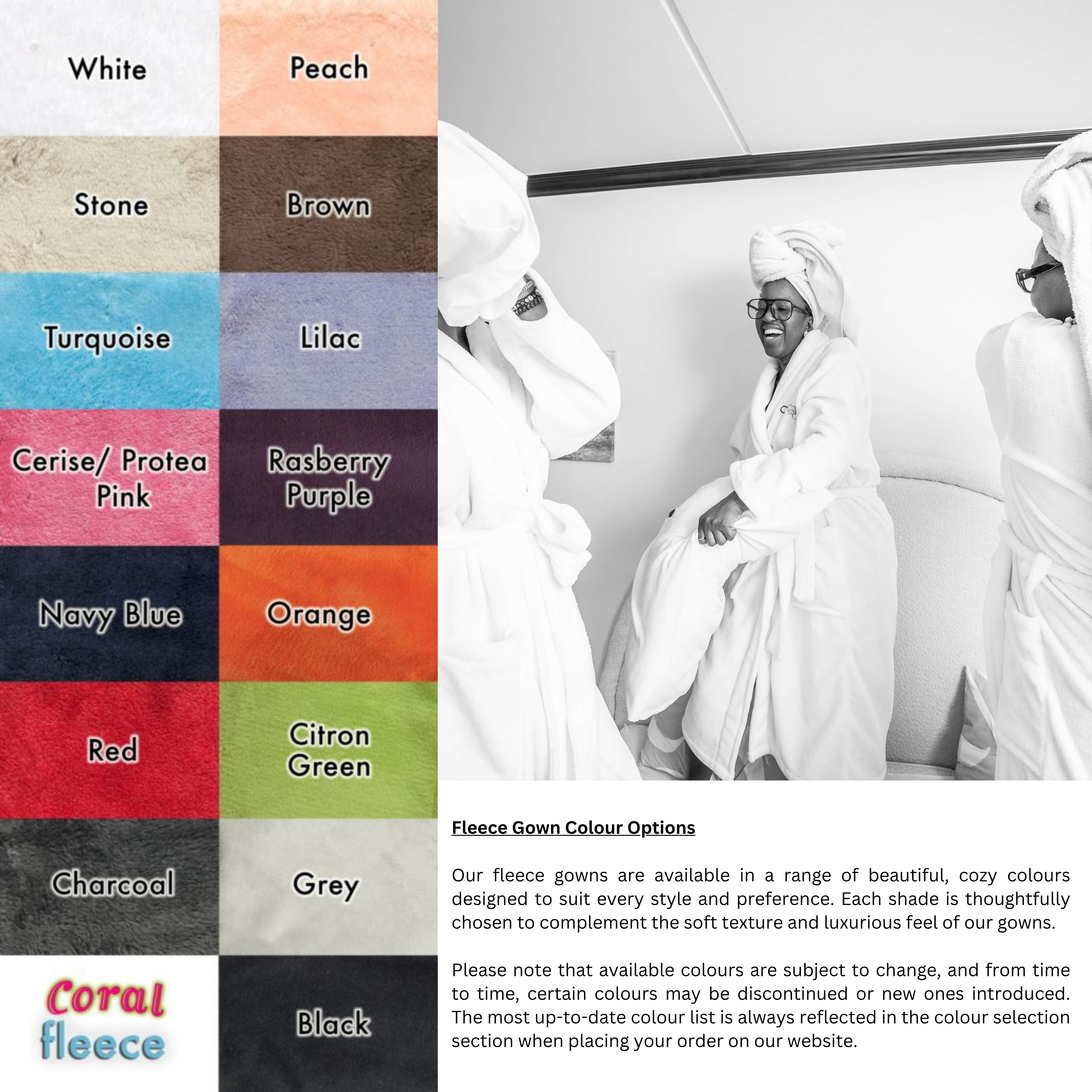 Personalised Luxurious Coral Fleece Gowns