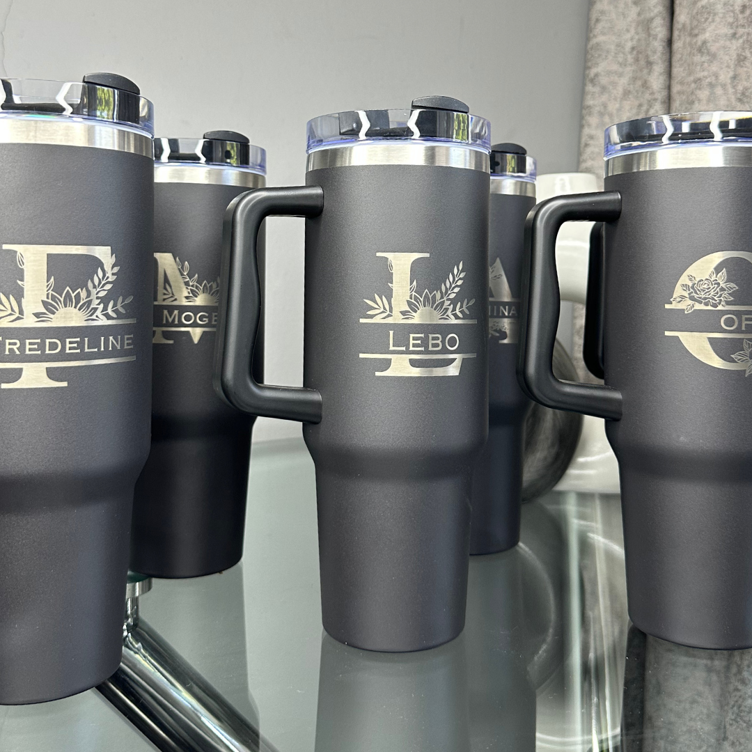 Engraved Vacuum Tumbler