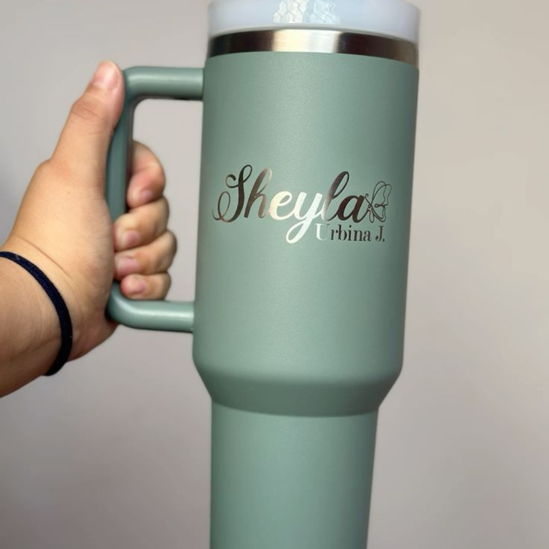 Engraved Vacuum Tumbler