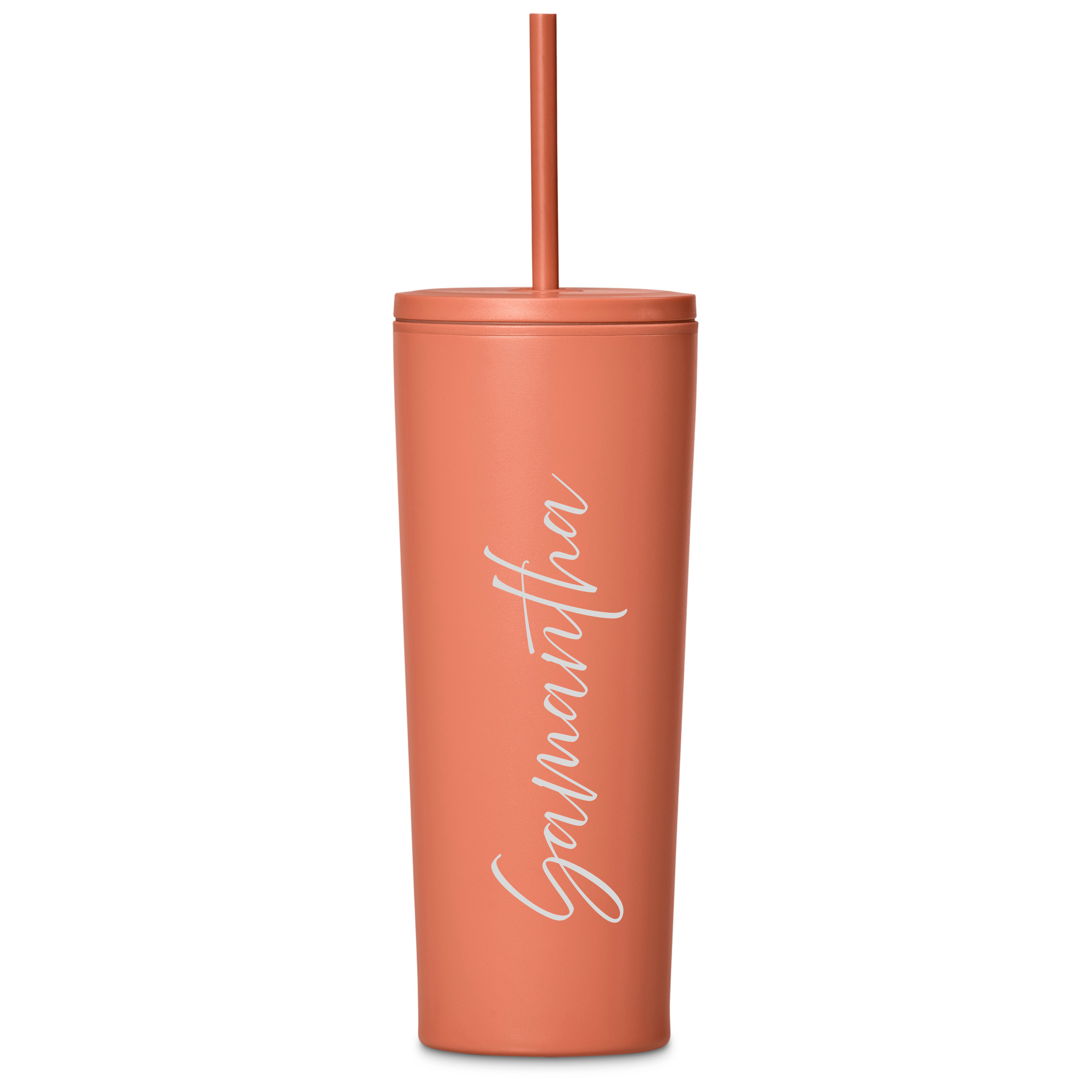 Personalised Concorde Double-Wall Tumbler & Straw – 720ml