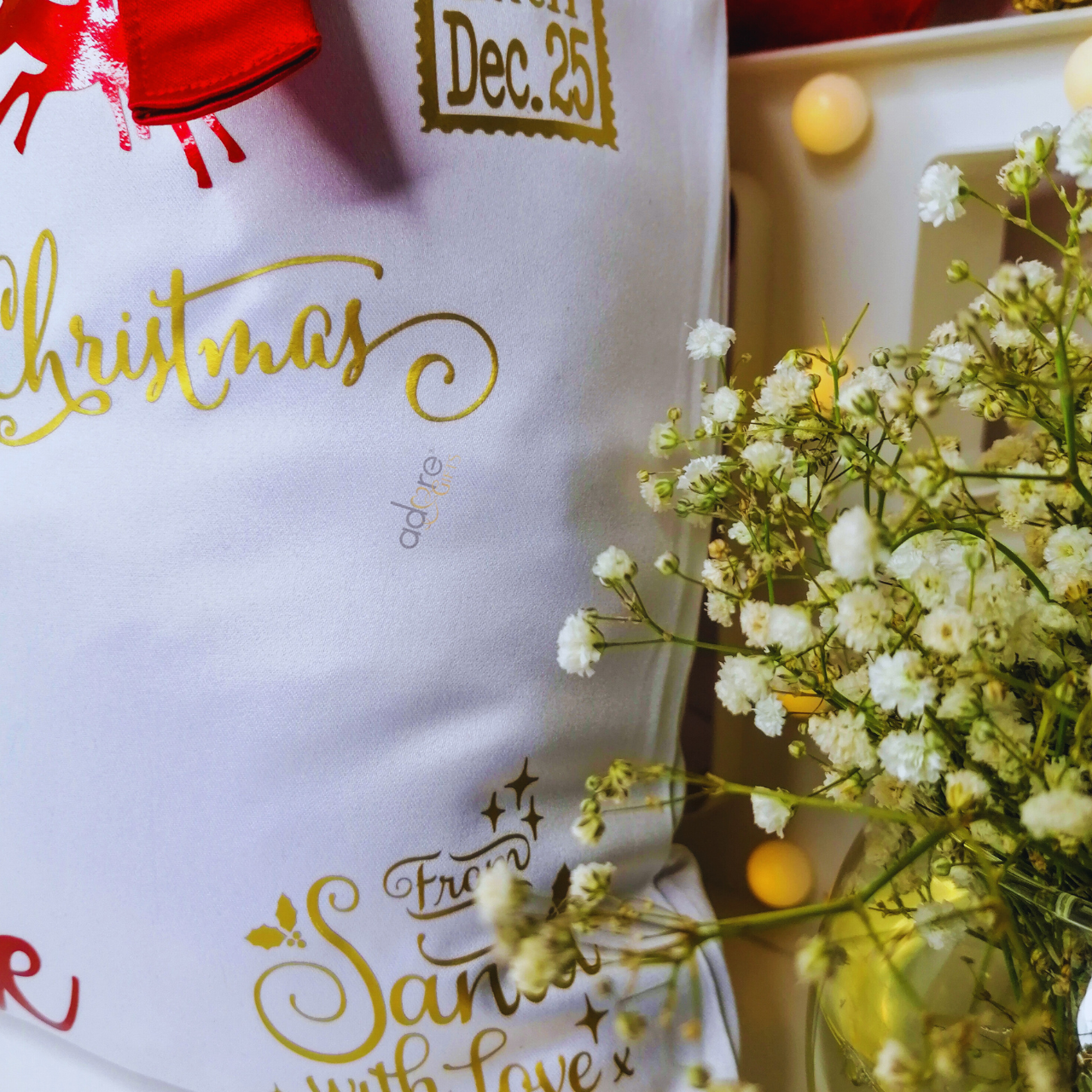Personalised Santa Christmas Bag
