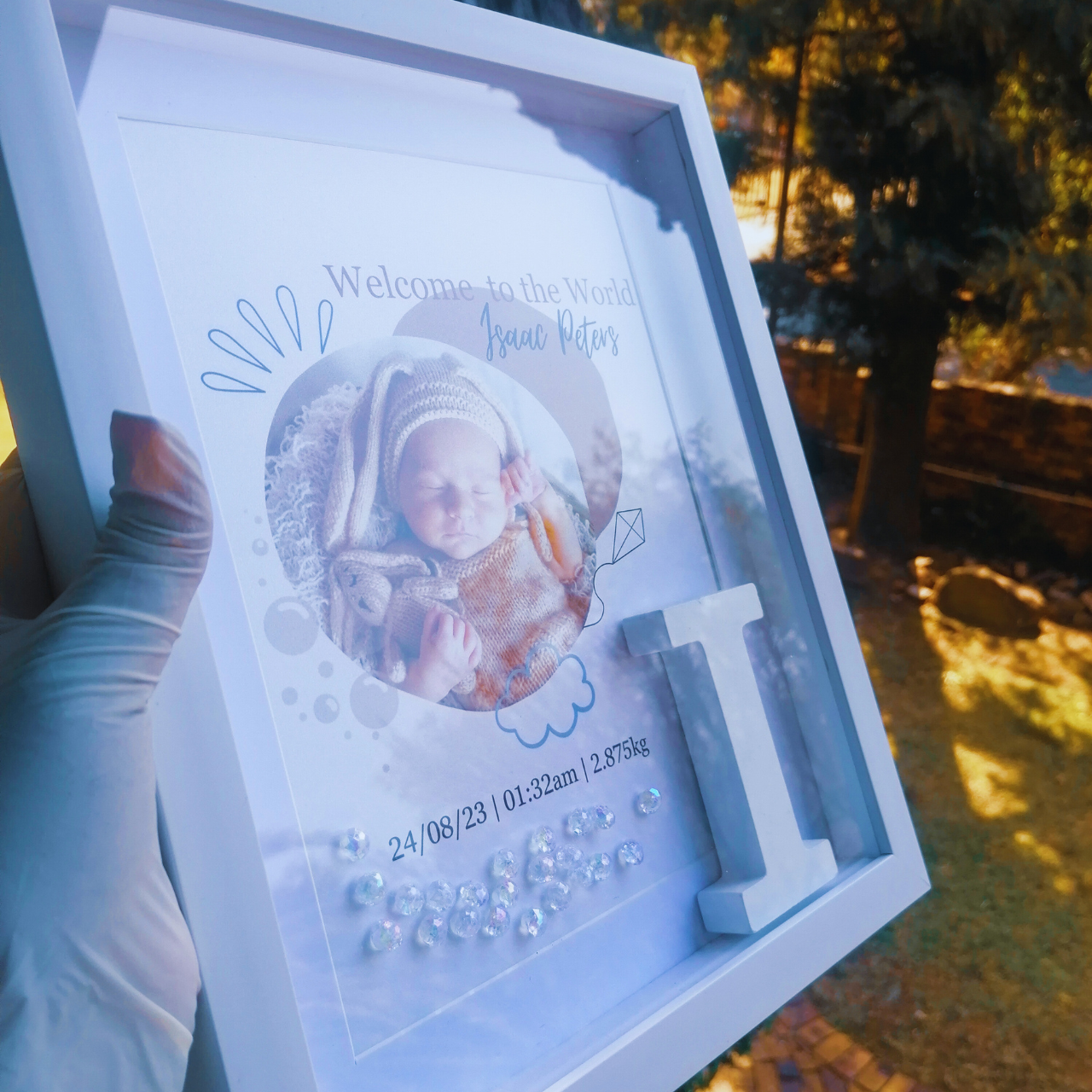 New Baby Gift Box Frame