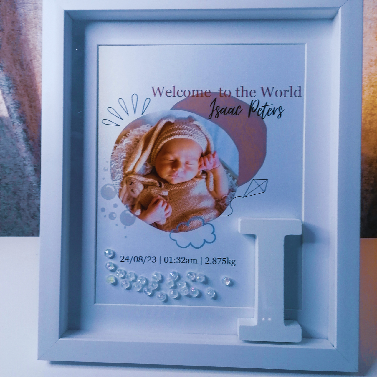New Baby Gift Box Frame