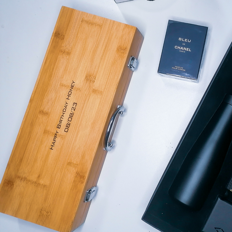 The Braai Master Bamboo Set, Engraved Edition