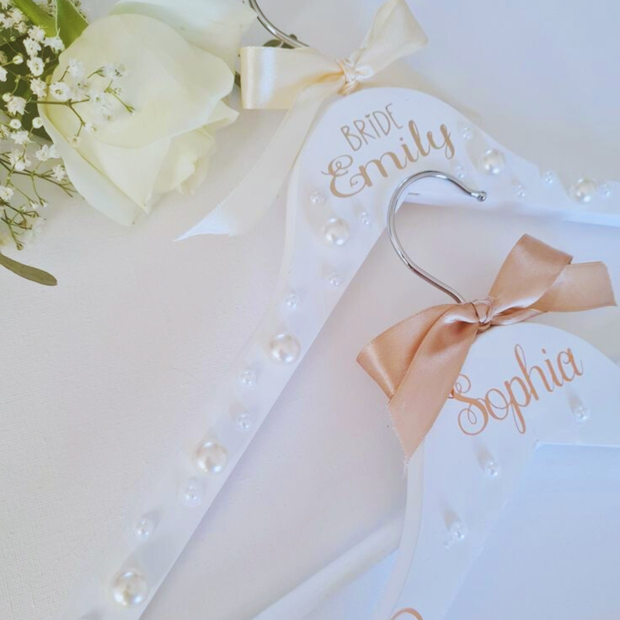 Personalised Coat Hanger : Bridal Team Gift