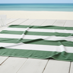 Personalised Trousseau Royal Velour Striped Pool/ Beach Towels