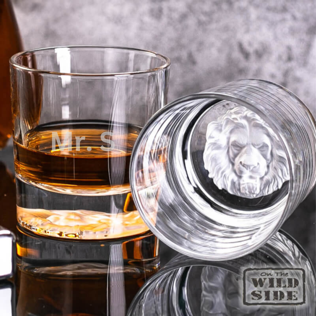 Roar with Elegance – The Majestic Lion Whisky Glass