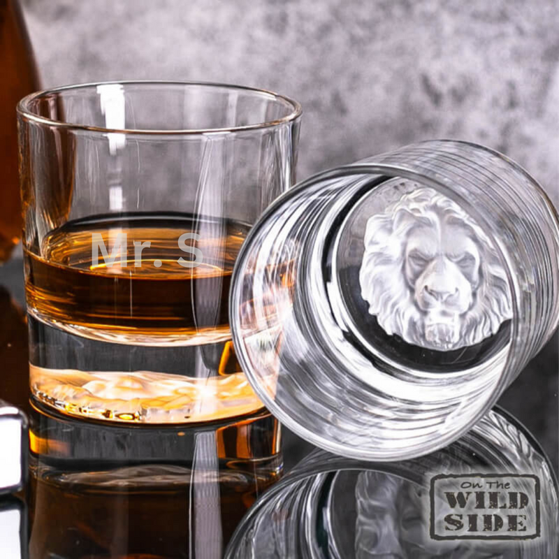 Roar with Elegance – The Majestic Lion Whisky Glass
