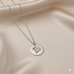 Round Personalised Necklace 20mm (Unisex)