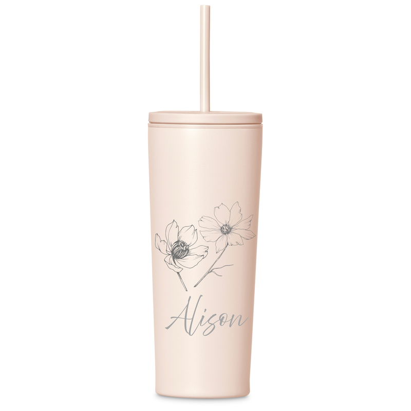 Personalised Concorde Double-Wall Tumbler &amp; Straw – 720ml