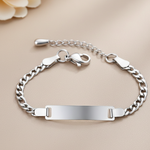 Simple Style Geometric Engraved Bracelet (Unisex)