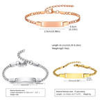 Simple Style Geometric Engraved Bracelet (Unisex)