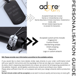 Engraved Retro Classic Stainless Steel Pendant Necklace