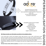 Engraved Men’s Streetwear Stainless Steel Bracelet