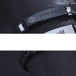 Engraved Men’s Streetwear Stainless Steel Bracelet