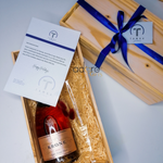 Champagne /Wine and Glass Crate (Sparkle and Sip Set)