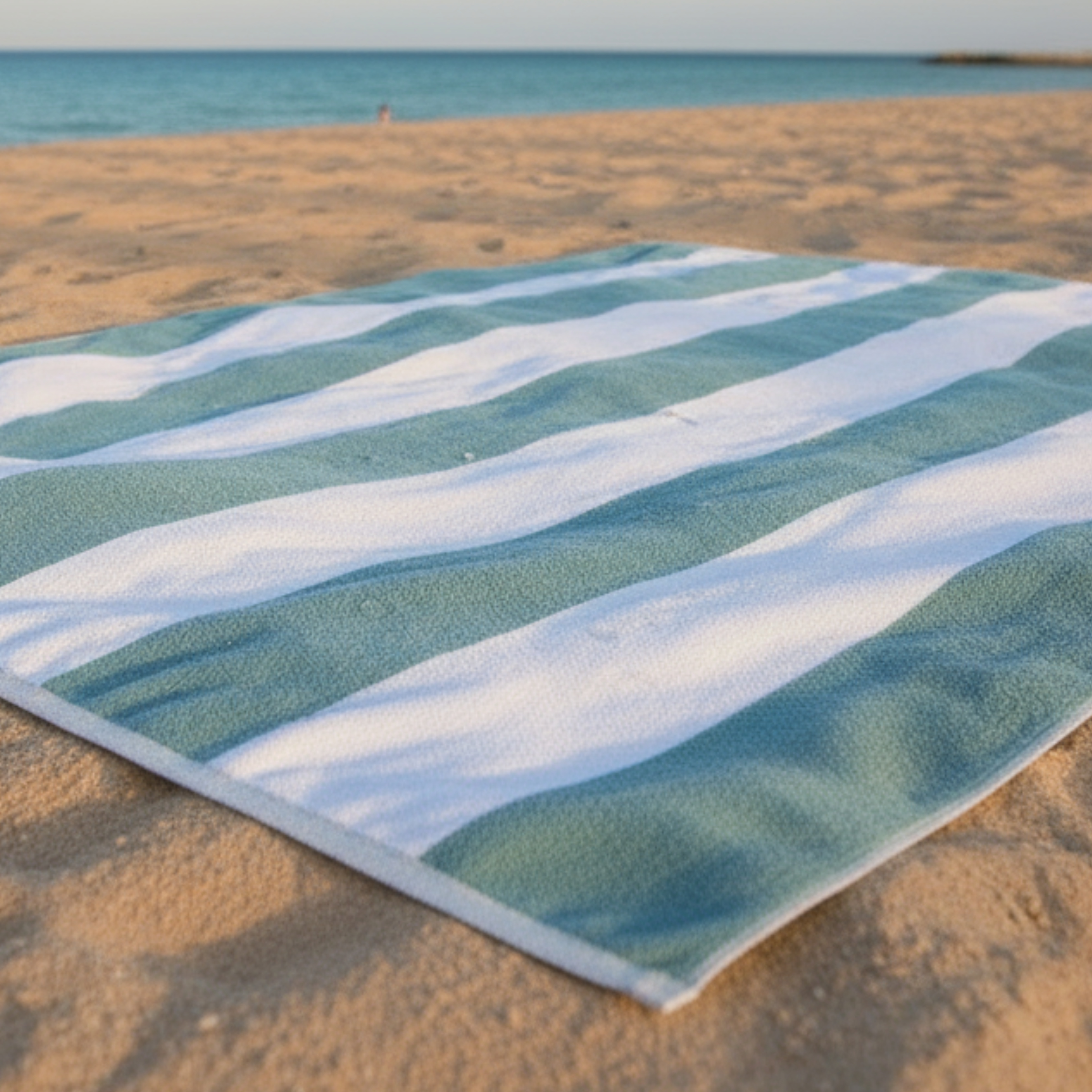 Personalised Signature Broad Stripe Pool/Beach Towel