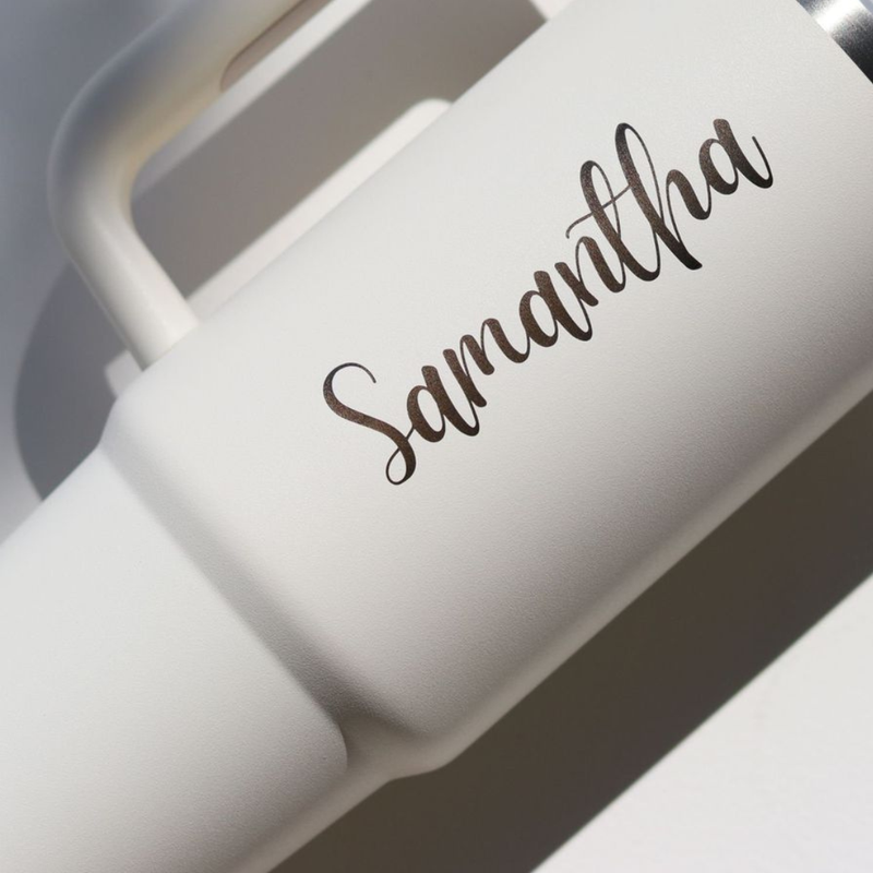 Engraved Vacuum Tumbler