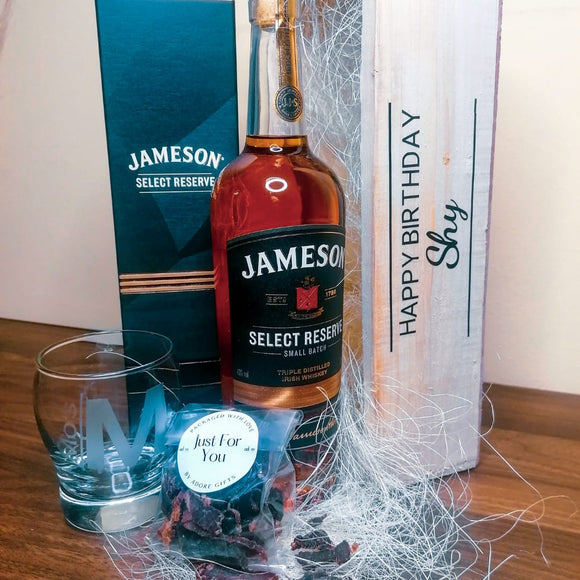 Whisky Lover gift set : Jameson Select Reserve Crate