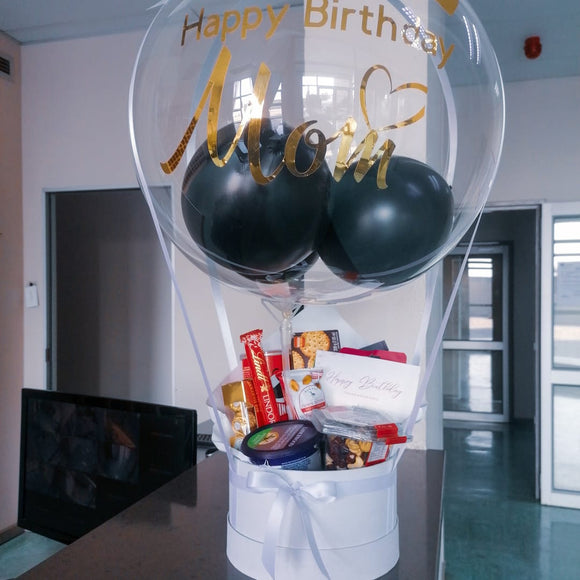 Personalised Snack Hamper with Balloon