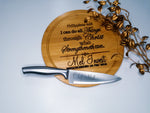 Personalised wooden Chopping Board - Scripture